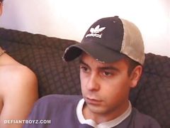 Five Horny Boys Beating Off
