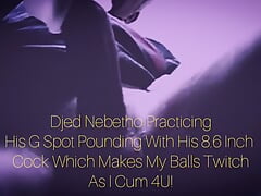 Djed pounds his Fleshlight until his balls twitch as he cums 2x inside!