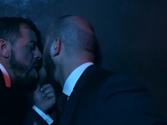 Cruising kink with refined mature Latino men