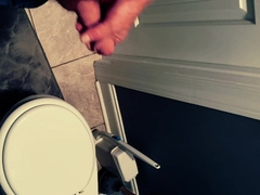 Douche popshot and foreskin spread out