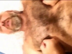 Hairy Bears Cum Together in Amateur Fuck Session