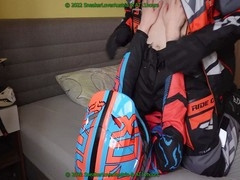 MX gear trampling fetish with inexperienced blonde teen in an array of sensual gay activities