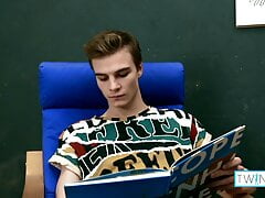 Milky White Boy Toy Lucas Drills His Fuckhole With A Dildo!
