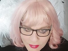 Juniper Berri UK crossdresser Sunday dildo fun