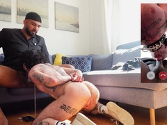 Arab Stepdaddy Using White Ftm Twunk Muff