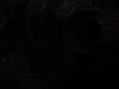 Bounded latino sub jerked by maledom