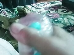 Using a stroker toy