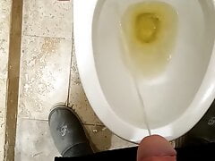 MY THICK COCK PISSING #13