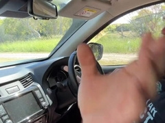 Bare stroking tiny hard-on jizm on me