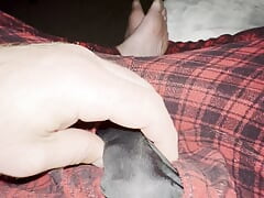 Late night edging hard cock