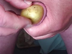 Potato in foreskin