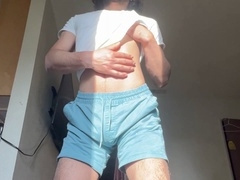 Youngest boy, sans a condom, younger boy