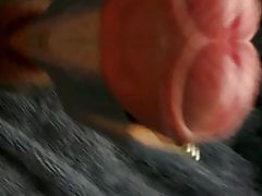 Vibrator Taped To My Cock Makes Me Cum