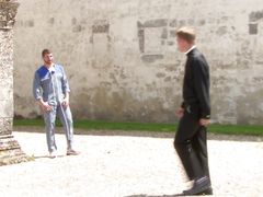 Jeff Stronger and Kameron Frost fuck each other and spray on