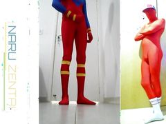 Have Fun in Superman Zentai Suit
