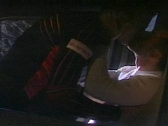 Sneaky Johnny Hanson and Cliff Parker fucking in a car