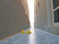 Arab Kuwaiti Cum Dump cruising naked  gets caught #Risky