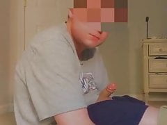 Boy self Sucking and Cumming in his own Mouth