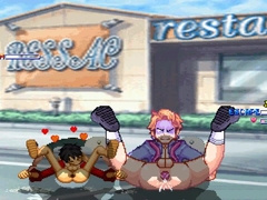 MUGEN: BrianX2 Pokes Luffy & Senpai