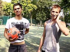 Shredded hottie barebacked brutally in HD