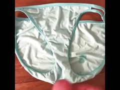 Cumming on panties!  Three different pairs!