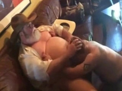 Cowboy Dad Blows Bear9999