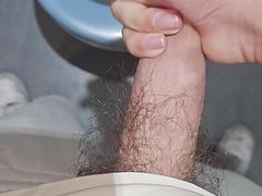 POV: I make it myself in front of the mirror and cum in the toilet