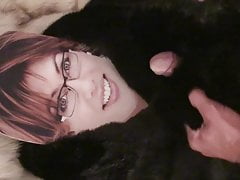Playing with Kate Silverton in fur