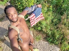 Caught in the act, Kennie Jai struts his stuff in the park!