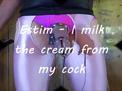 I milk the cream from my cock