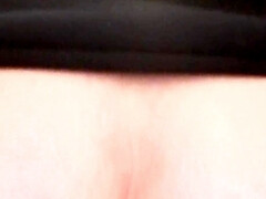 Big ass play with dildo