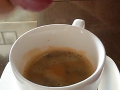 cum in coffee