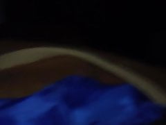 Very intense orgasm with butt plug cock ring