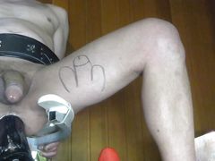 Dildo sodomy on webcam