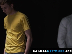 The virgin boy Tyler Tanner got rammed deeply by a dildo before being pounded hard by