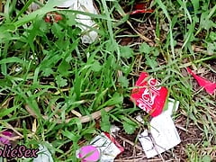 Outdoor Masturbation - I Touch My Cock Outdoors