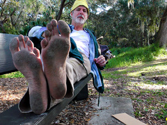 Homeless Guy Dirty Foot Worship - Richard Lennox