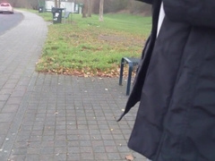 German daddy wanking outdoor 6