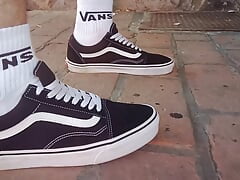My VANS old school shoes on feet
