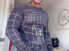 Spiderman with Fat Cock Talking Dirty
