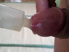 small cock sounding and syring in cum drinking102