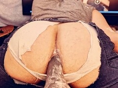 Big ass, solo, gape fuck