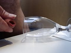 Cumming in a glass