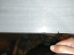 cumming on desk