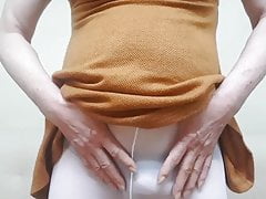 My pose of brown crossdress1