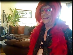 Diana en tenue de carnaval