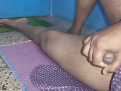 Indian man passionately penetrates his wife's wet pussy with his hard cock
