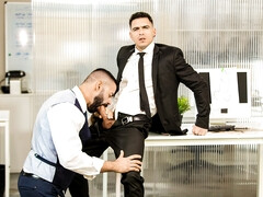 Defiant drilling for a real hot ass at work