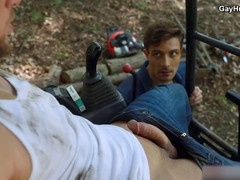 Carter Dane and Roman Todd get down and dirty in a hardcore jock session