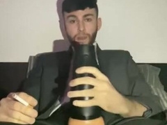 Smoking and Fleshlight Ravaging in Suit (PART two)